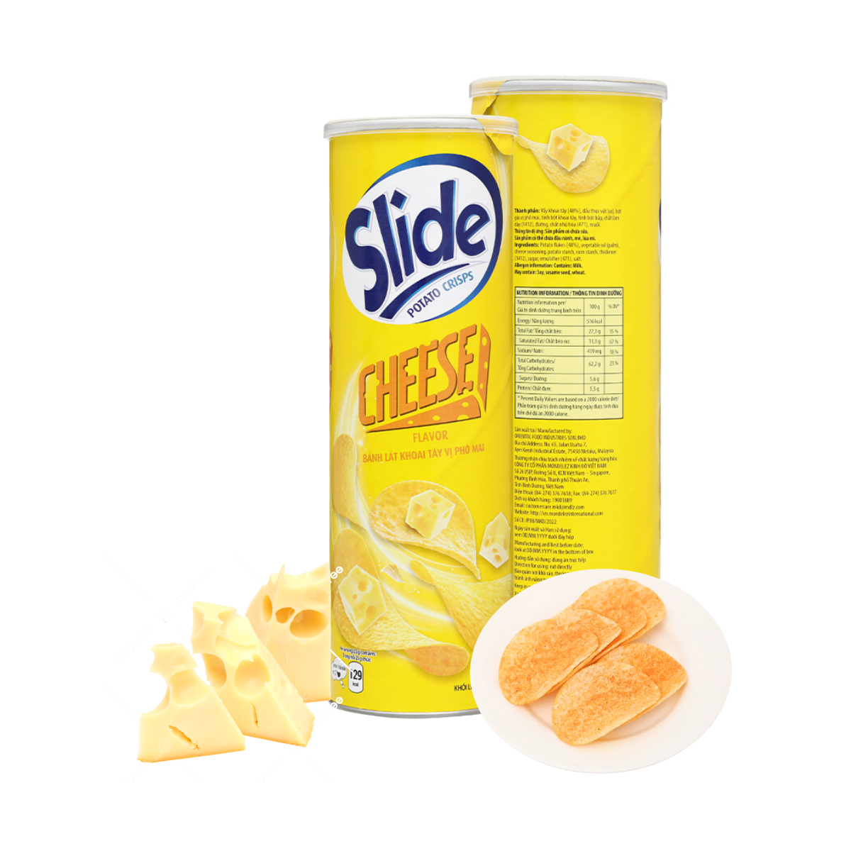 Bánh khoai tây Slide vị phô mai 150 g (I0015925)