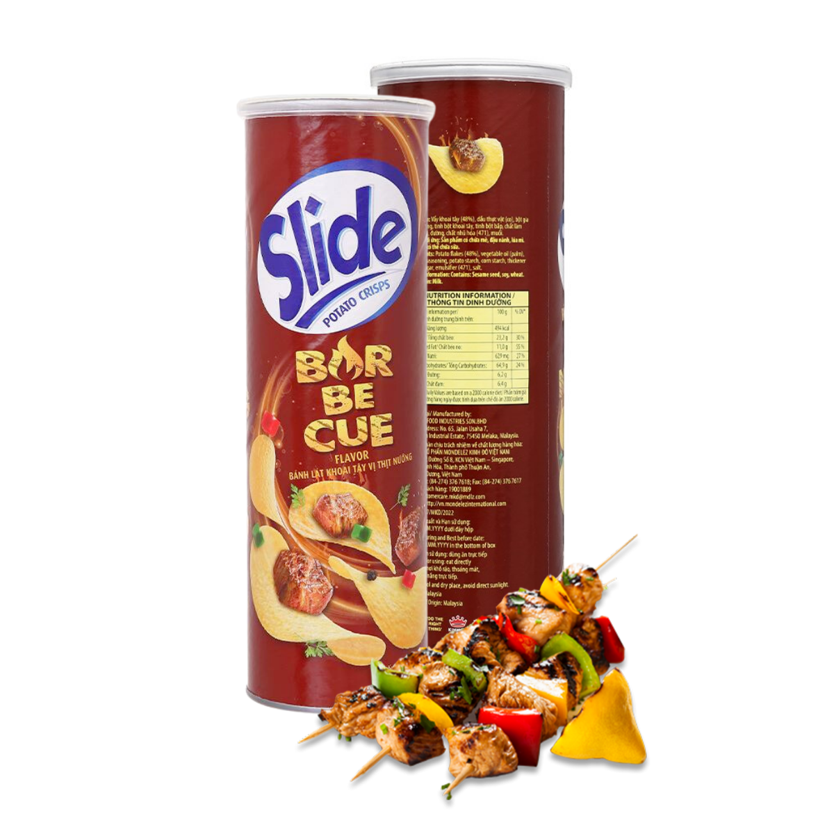 Bánh khoai tây Slide vị thịt nướng 90 g (I0015919)