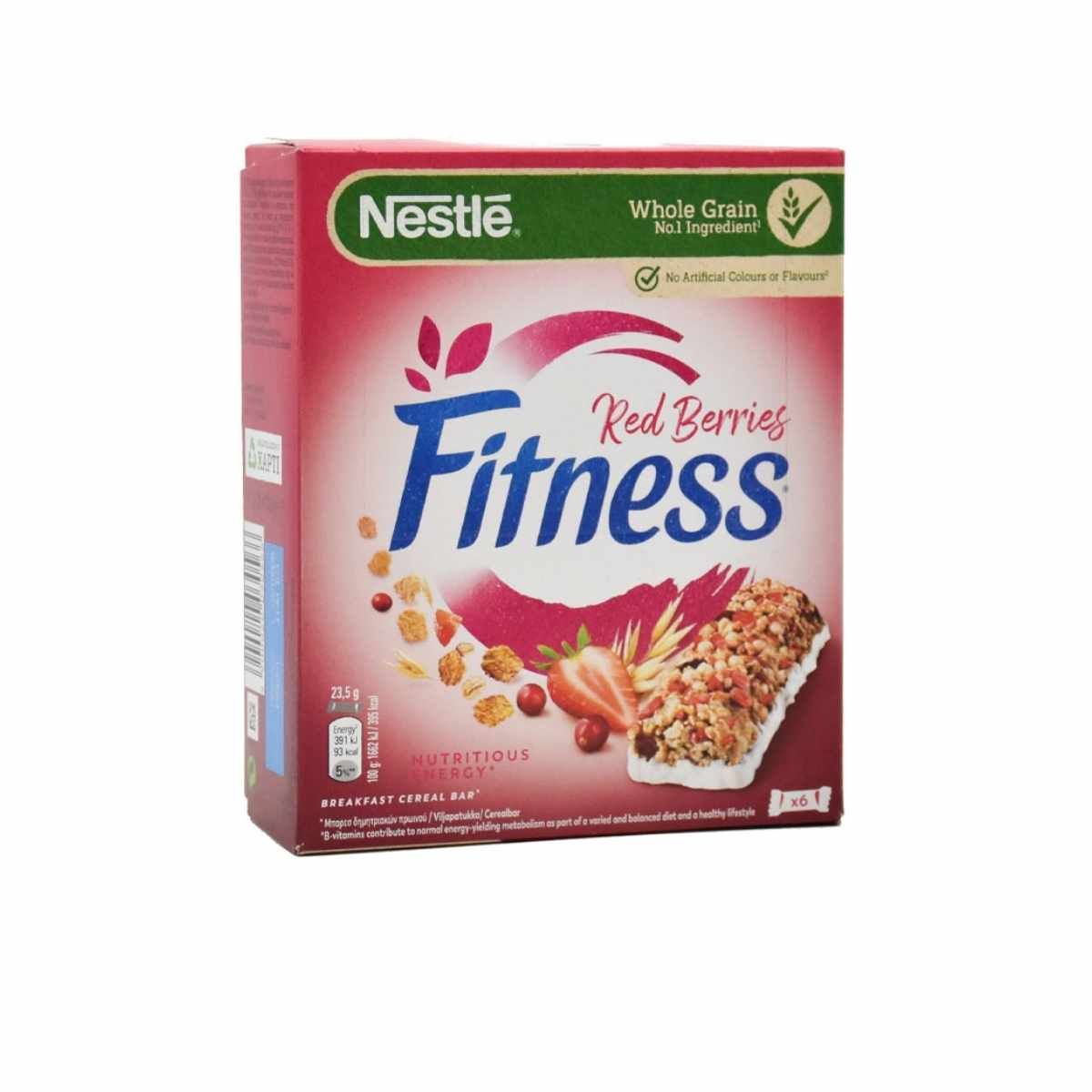 Bánh Ngũ Cốc Fitnesse vị Dâu hộp 94 g (4 x 23.5 g)