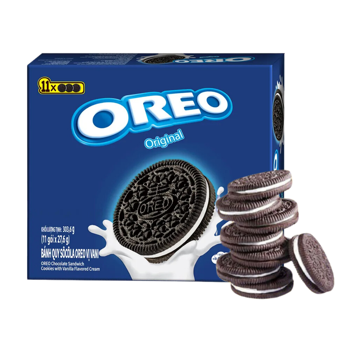 Bánh Oreo vị vani hộp 303.6 g (I0015907)