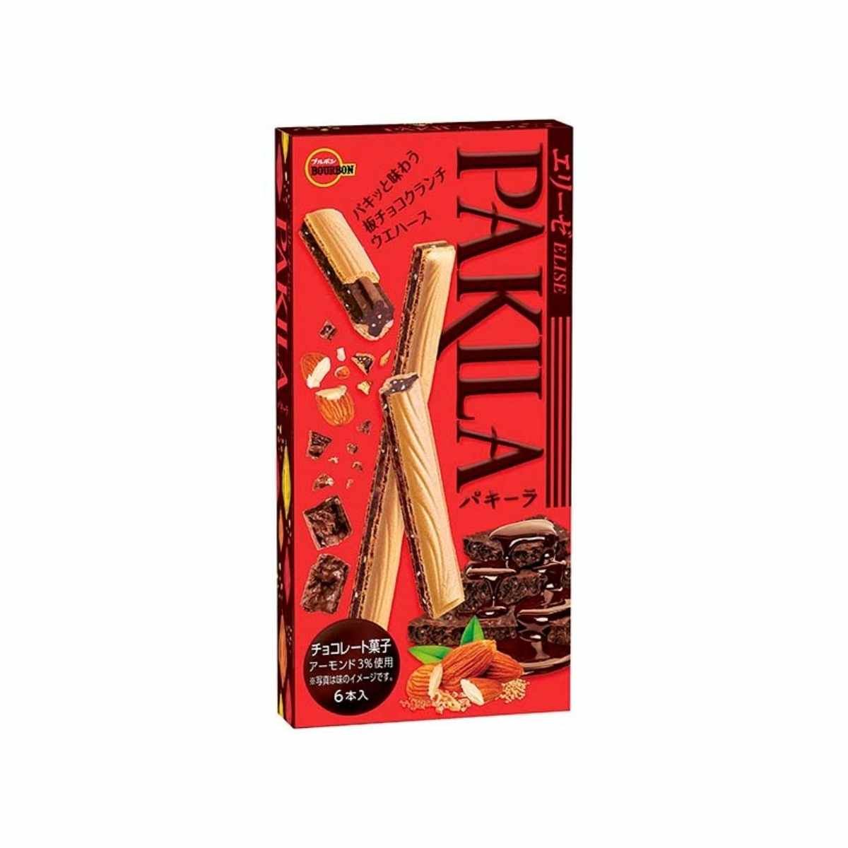 Bánh Pakila Sô cô la Hạnh Nhân Bourbon hộp 67 g