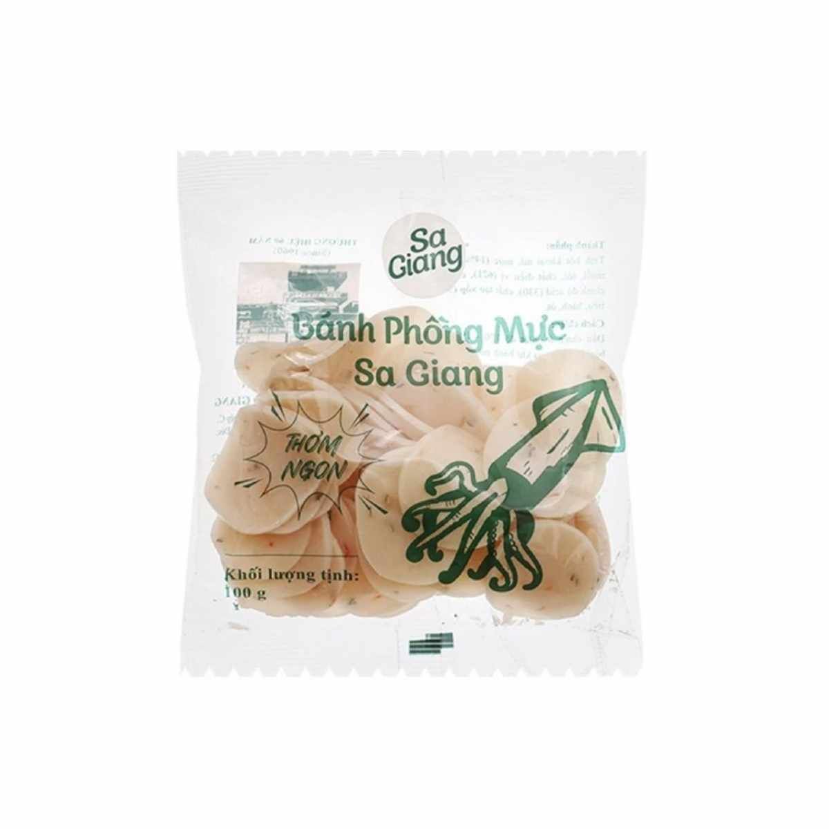 Bánh phồng mực Sa Giang túi 100 g