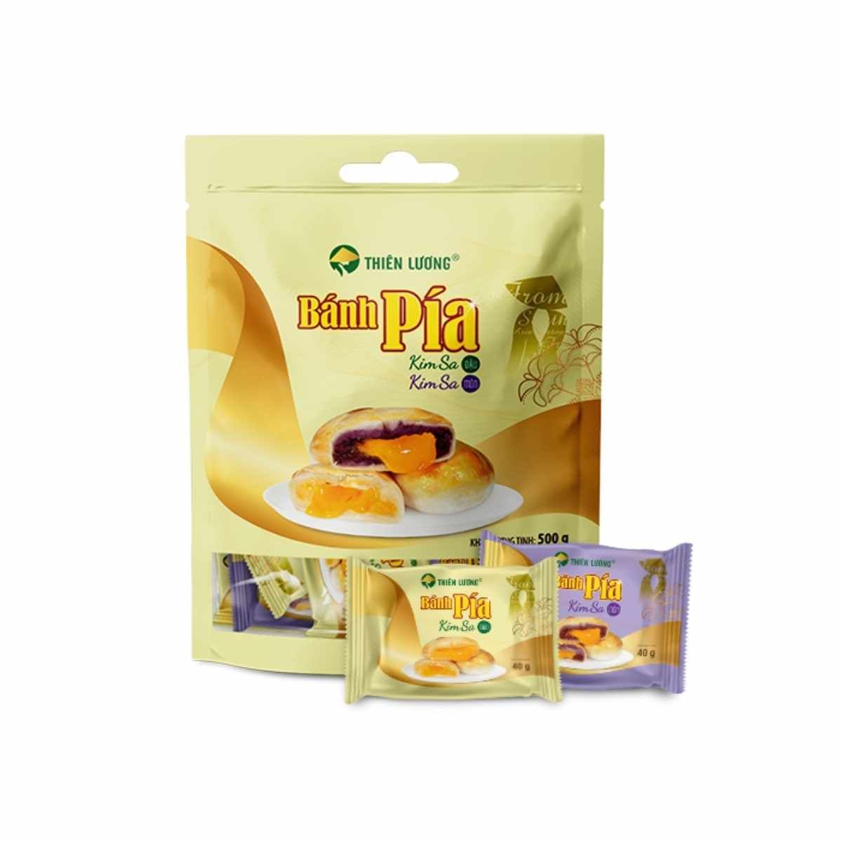 Bánh pía kim sa môn Thiên Lương gói 200 g