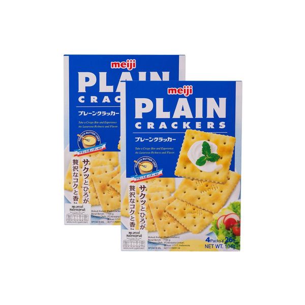 Bánh Plain Cracker mè Meiji 104 g (I0009897)
