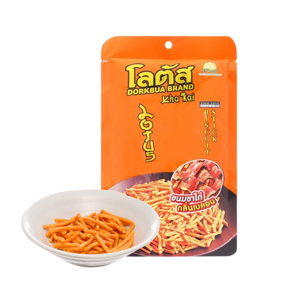 Bánh que Dorkbua vị Thịt xông khói gói 50 g