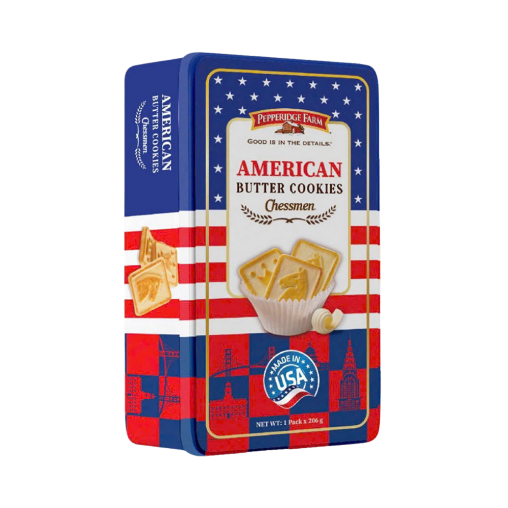 Bánh quy Pepperidge Farm American Butter Cookies Chessmen hộp 206 g