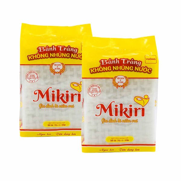 Bánh tráng vuông Mikiri 210 g (I0001433)