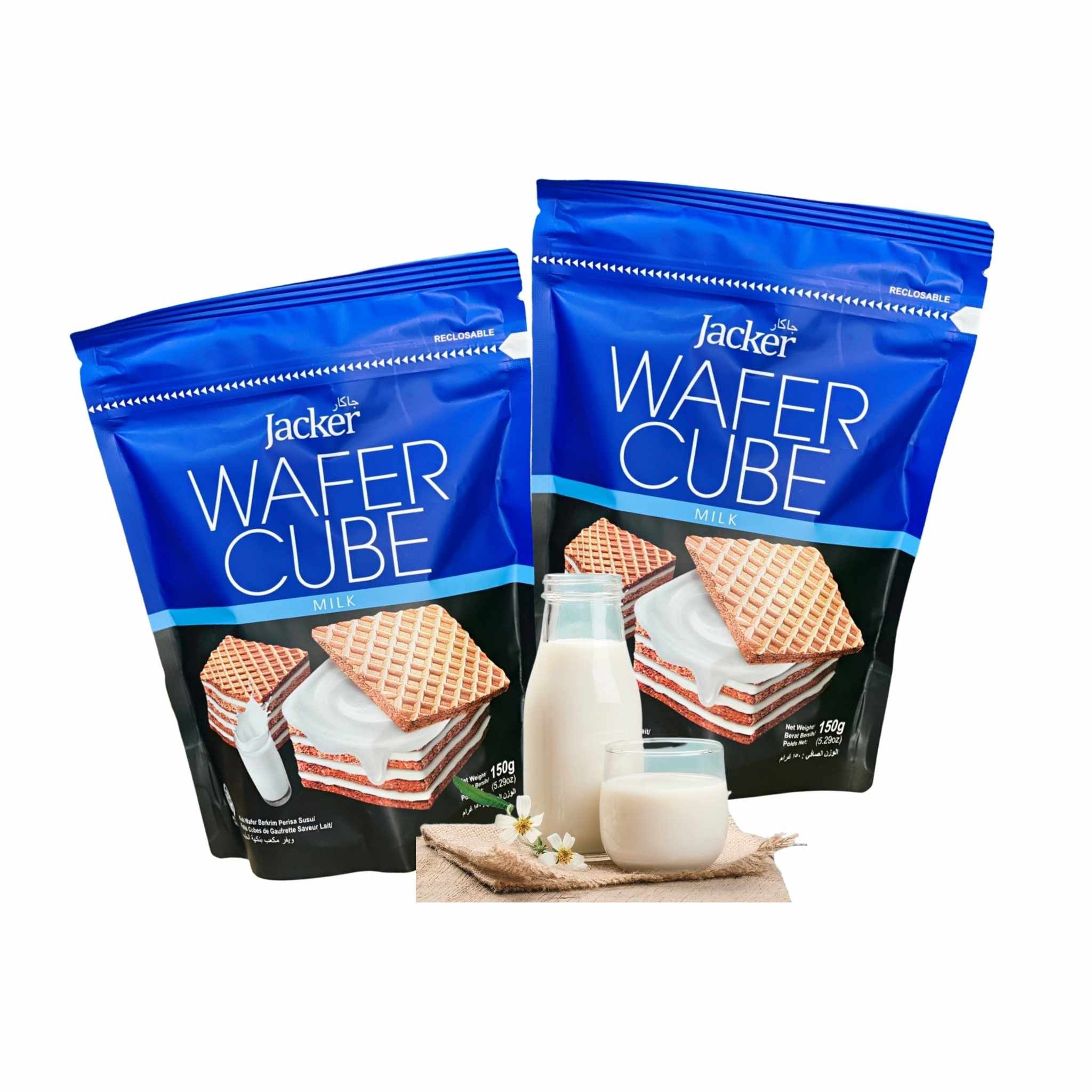 Bánh xốp vuông sữa Jacker 150G (I0011988)