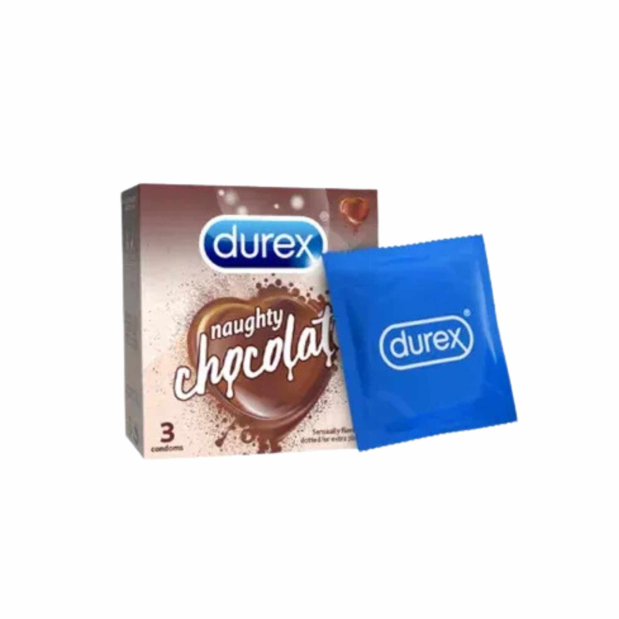 Bao Cao Su Naughty Chocolate Durex Hộp 3 Cái