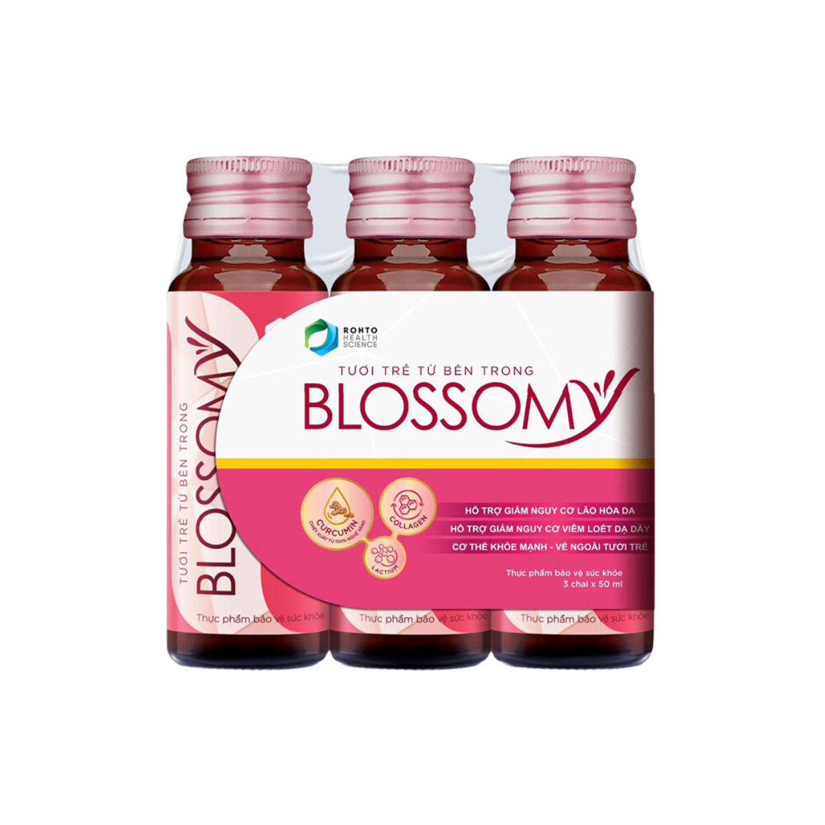 Thực phẩm bảo vệ sức khỏe Blossomy Nghệ Collagen 50 ml ( 3x50ml )