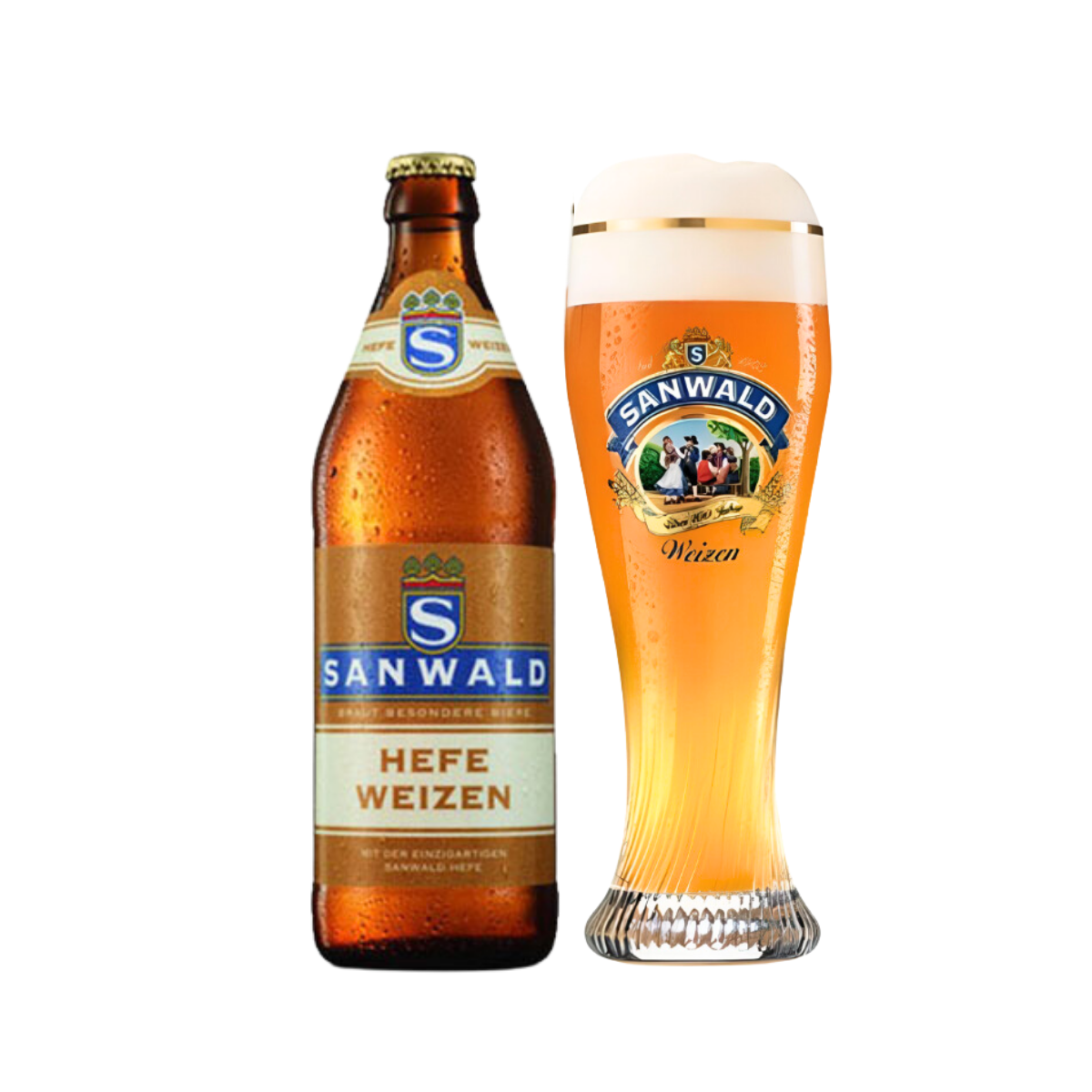 Bia Đức Sanwald Hefeweizen 4,9% 500ML (I0016226)