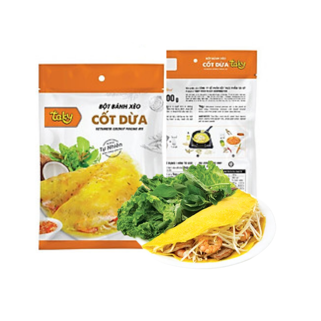 Bột bánh xèo cốt dừa Taky gói 500 g