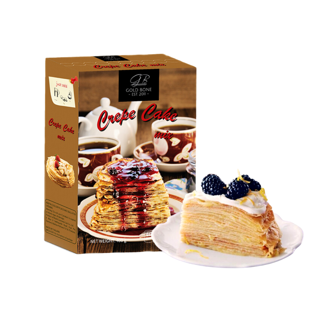 Bột làm Bánh Crepe trộn sẵn Gold Bone hộp 400 g