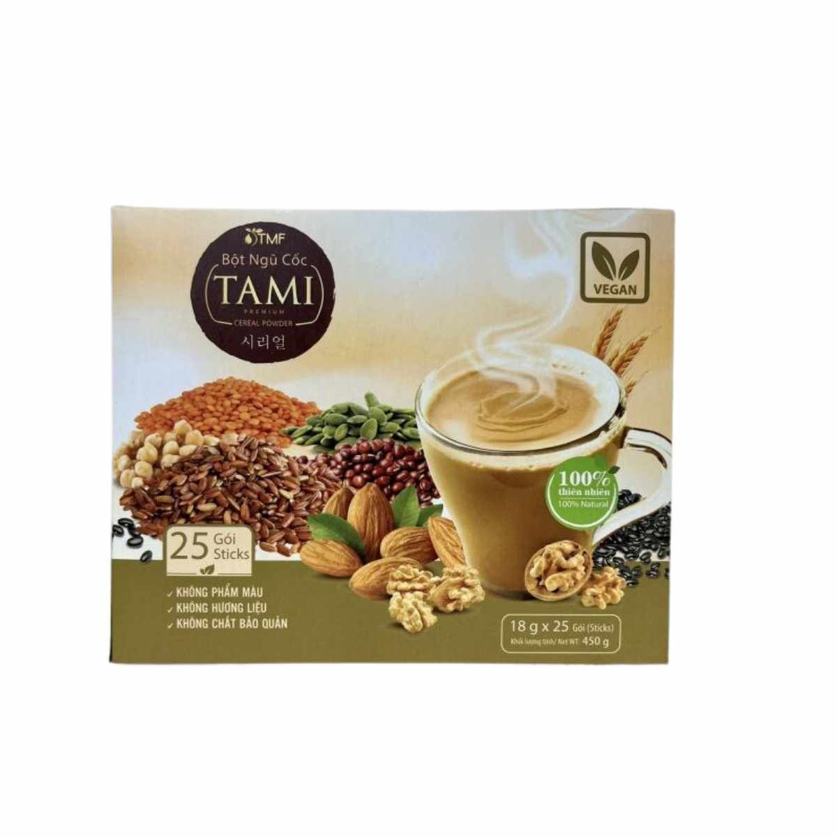 Bột ngũ cốc Tami hộp 450 g