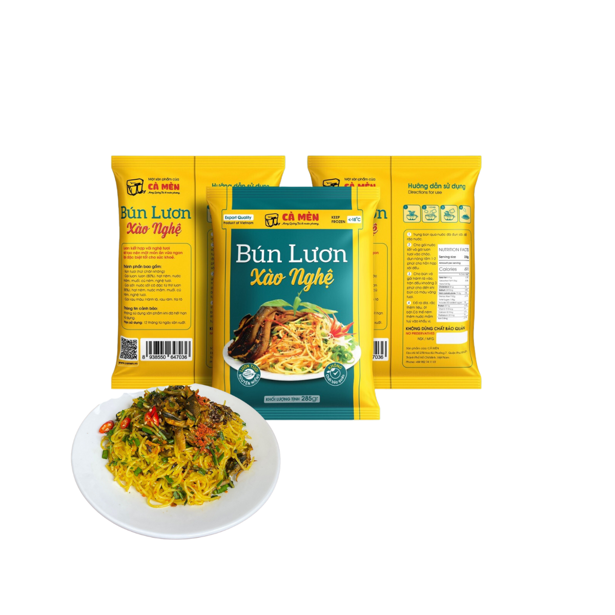 Bún Lươn Xào Nghệ Cà Mèn 255 g | I0016394