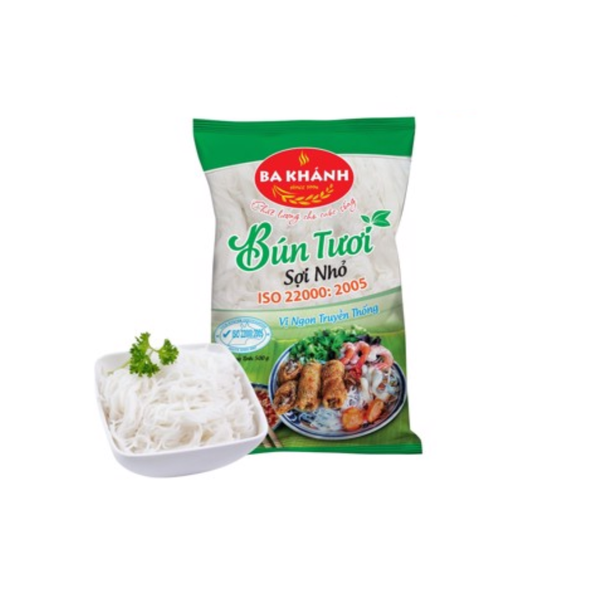 Bún tươi sợi nhỏ Ba Khánh 500 g (I0004324)