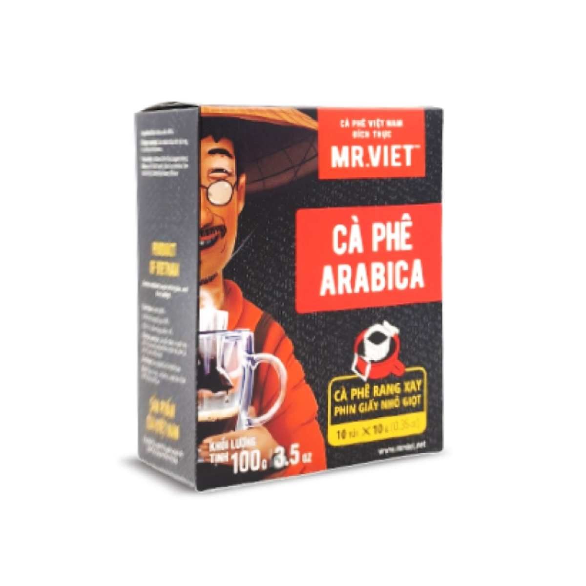 Cà phê rang xay và phin Mr Việt 250 g
