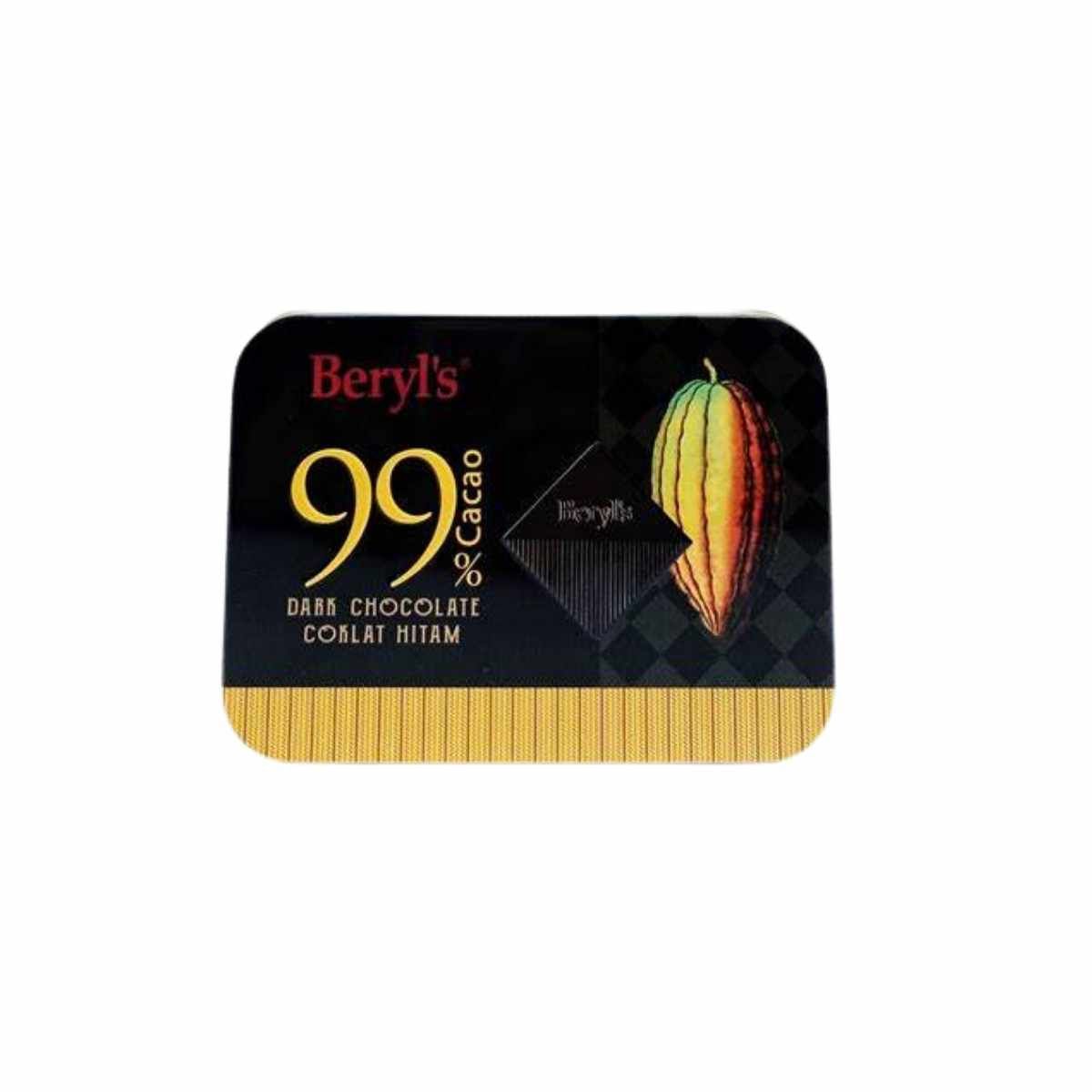 Ca cao đen 99% Choco Beryls hộp 108 g