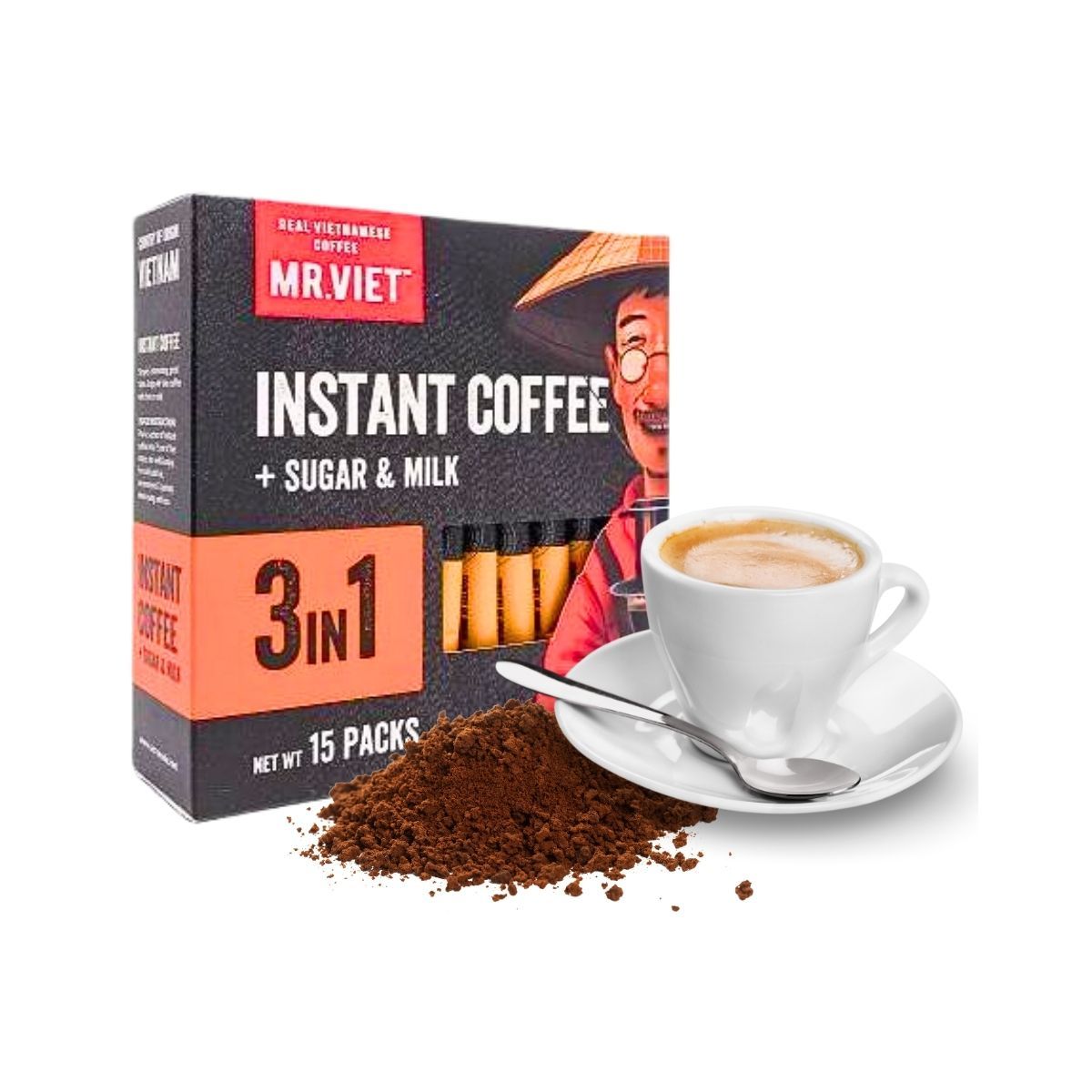 Cà phê hòa tan 3 trong 1 Mr Việt 255 g (I0000840)