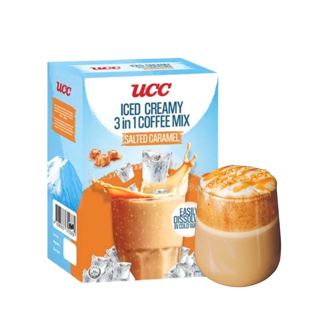Cà phê hoà tan UCC vị Caramel Muối hộp 250 g (10 x 25 g)