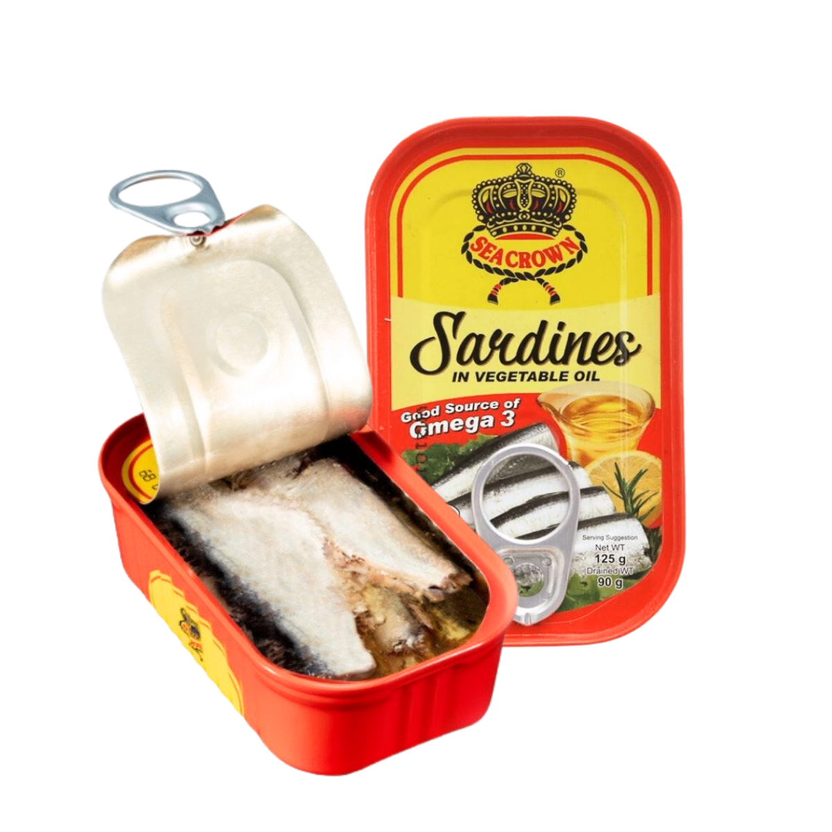 Cá trích ngâm dầu Sea Crown 125 g