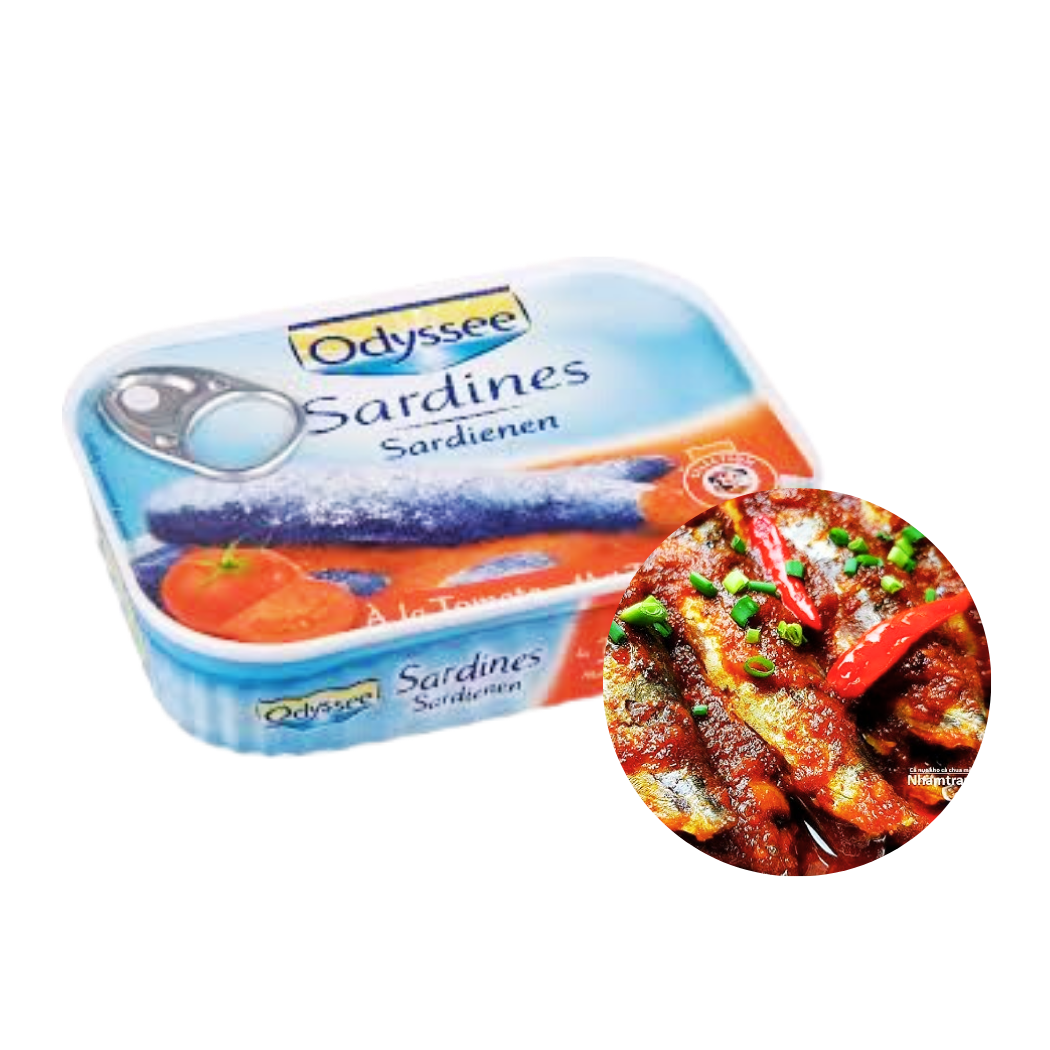 Cá Trích sốt cà chua Odyssee hộp 135 g
