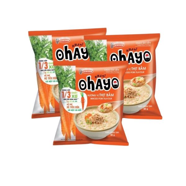 Cháo Ohayo thịt bằm 60 g (I0014300)