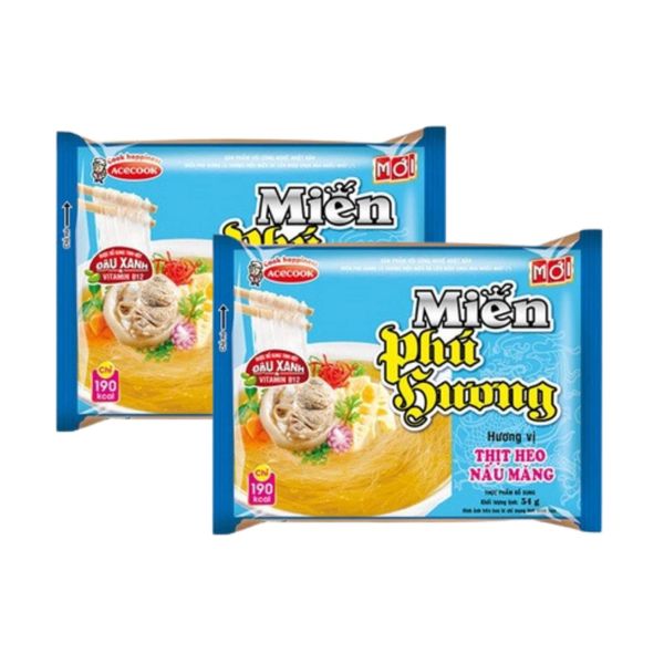 Miến ăn liền vị thịt heo nấu măng Phú Hương 57 g (I0001457)