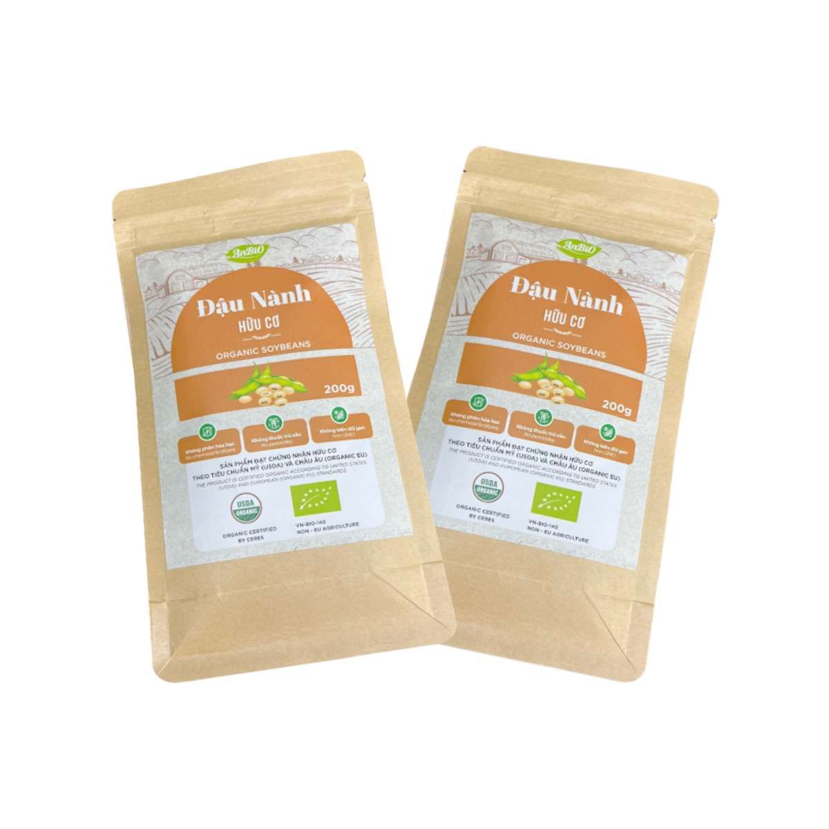 Đậu nành hữu cơ Anbio 200g