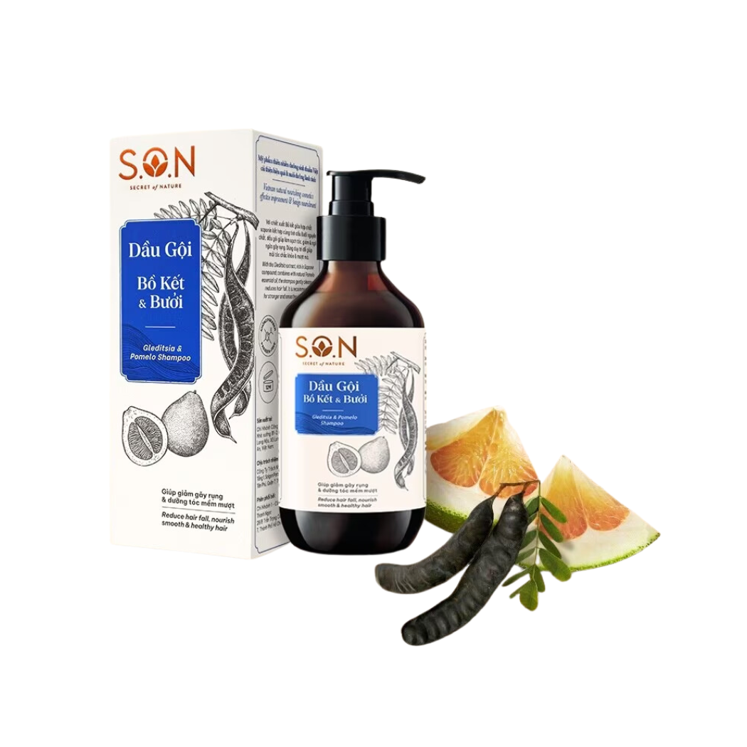 Dầu gội S.O.N Bồ kết và Bưởi chai 250 ml