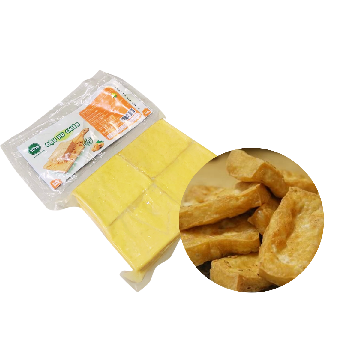 Đậu hủ chiên miếng Tojy - 500G/Túi (I0016332)