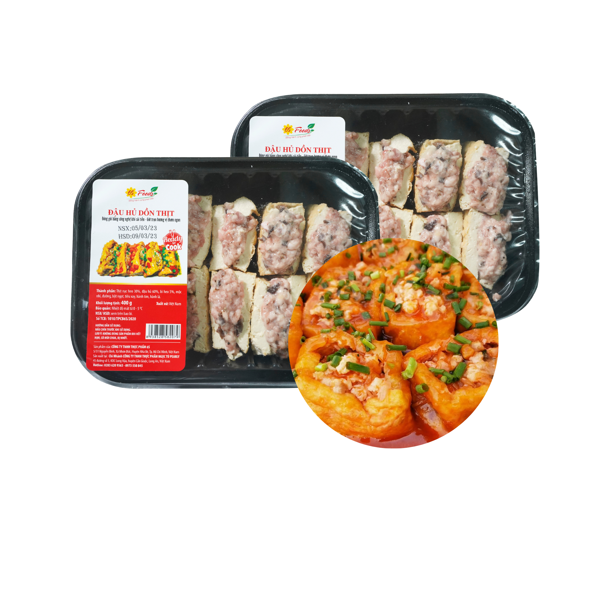 Đậu hũ nhồi thịt Ngọc Tú - 300G