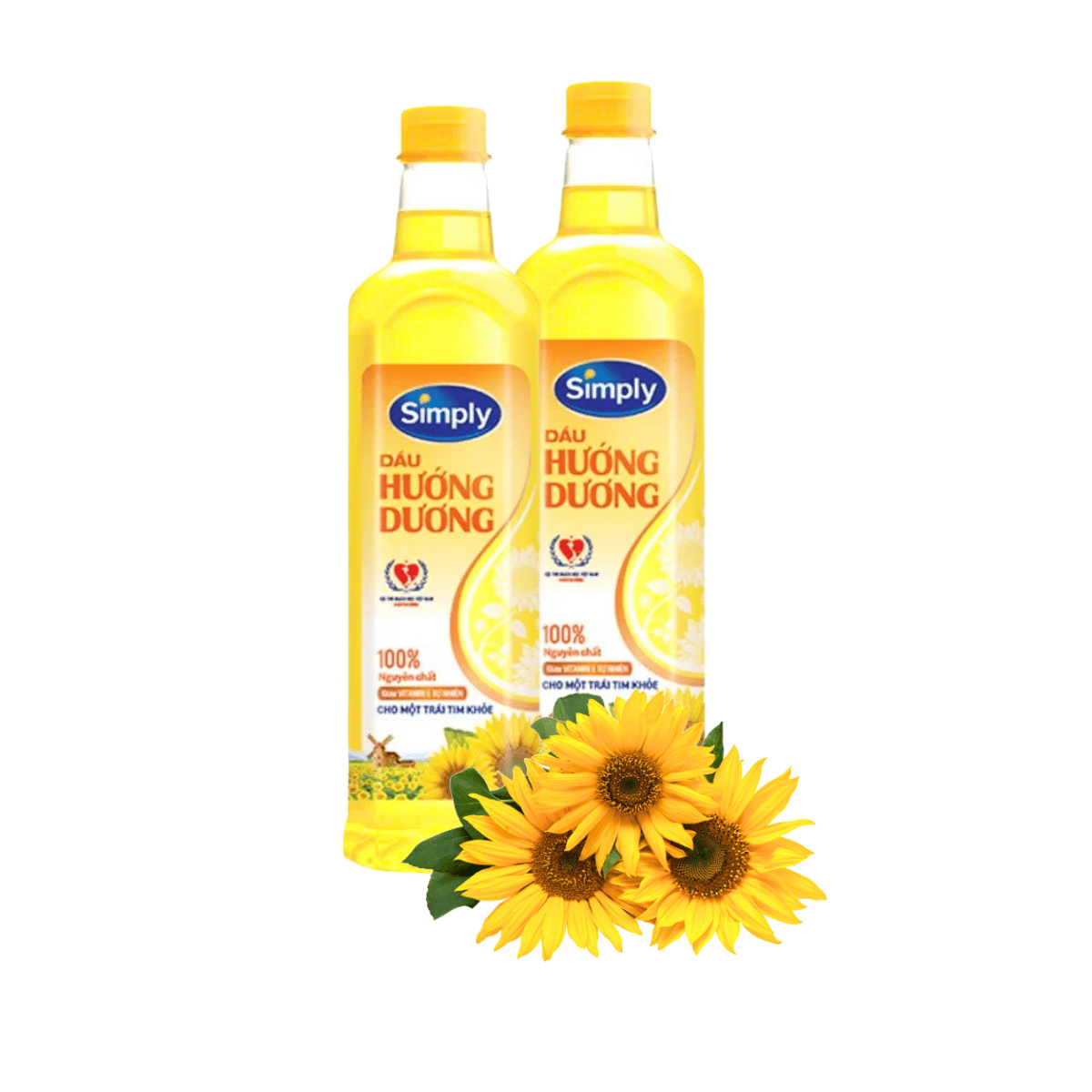 Dầu hướng dương Simply chai 1 lít