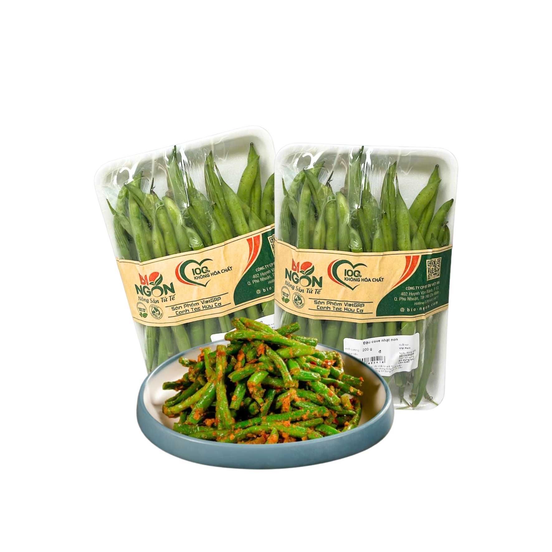 Đậu que hữu cơ Bio Ngon 200 g