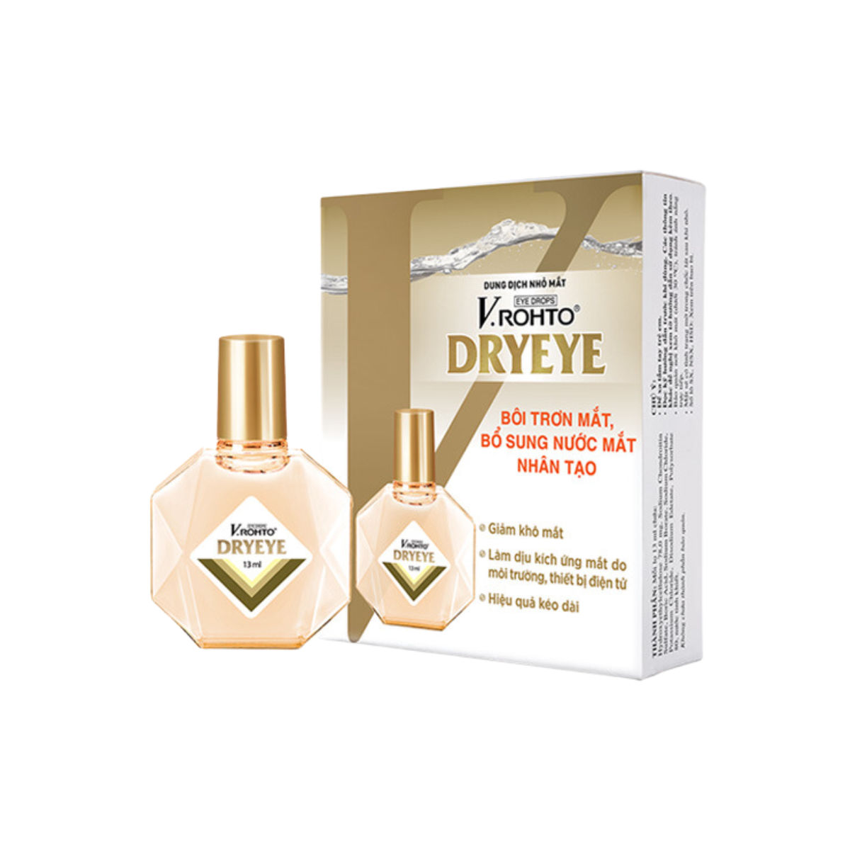 Dung dịch nhỏ mắt V.Rohto Dryeye giảm khô mỏi mắt 13 ml