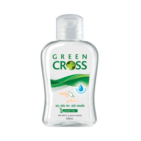 Nước rửa tay Green Cross hương trà xanh 100 ml (I0008558)