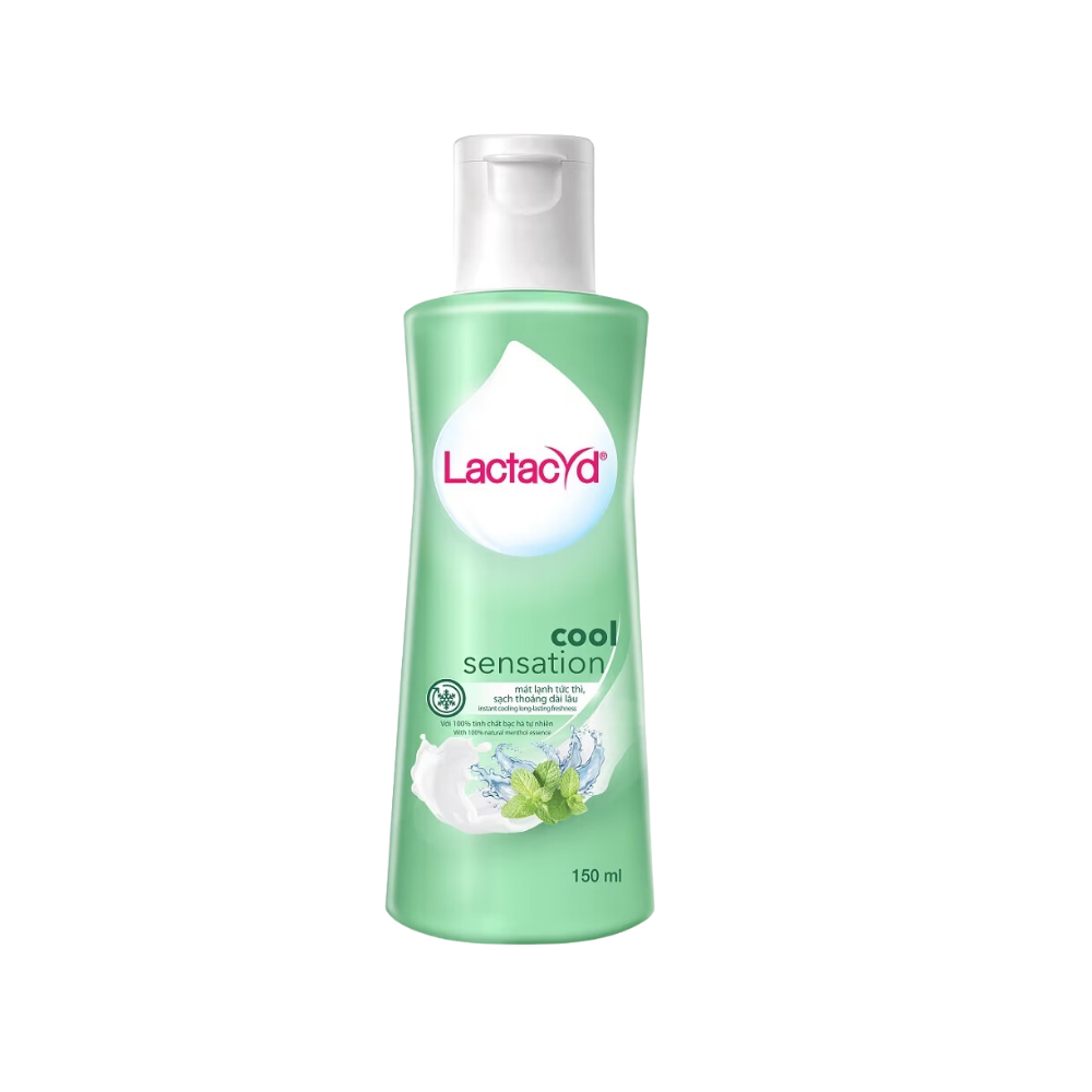 Dung dịch vệ sinh phụ nữ Lactacyd Cool Senation chai 150 ml