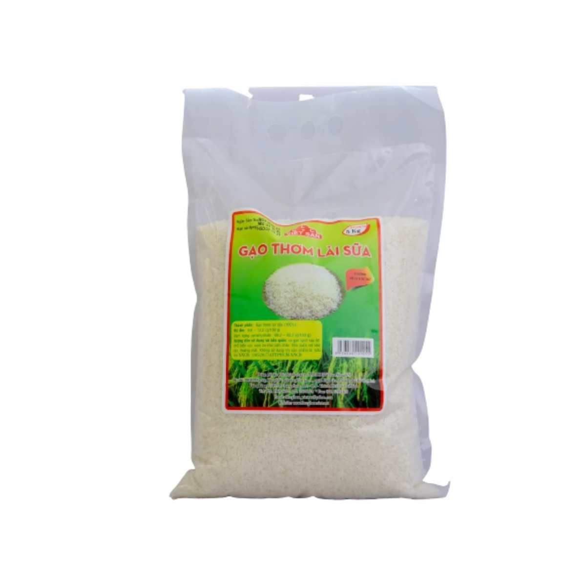 Gạo thơm Lài Sữa Việt San 5 kg