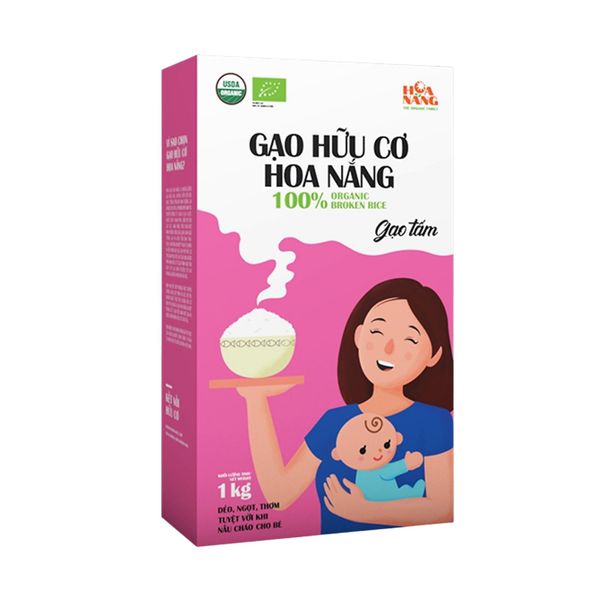 Gạo tấm hữu cơ Hoa Nắng 1 kg (I0001552)