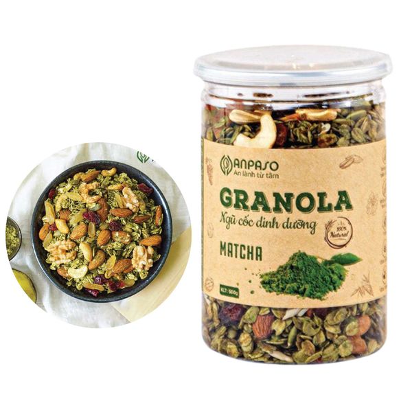 Granola Trà Xanh Anpaso 300G