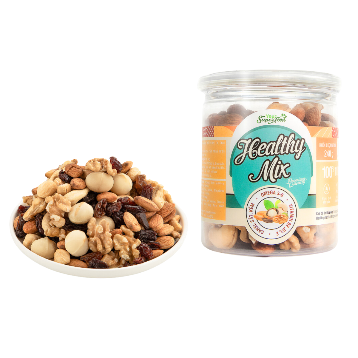 Hạt dinh dưỡng Your SuperFood Mix nhiều loại hạt hũ 240 g (I0015746)
