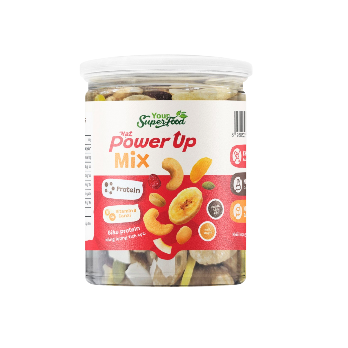 Hạt dinh dưỡng Your SuperFood Power Up Mix hũ 240 g (I0015748)