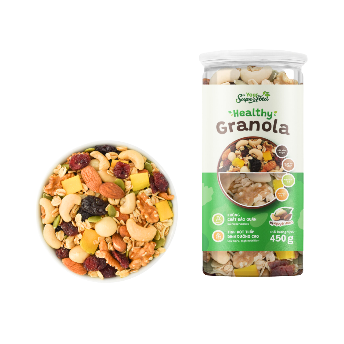 Hạt dinh dưỡng Your SuperFood vị nguyên bản hũ 450 g (I0015737)