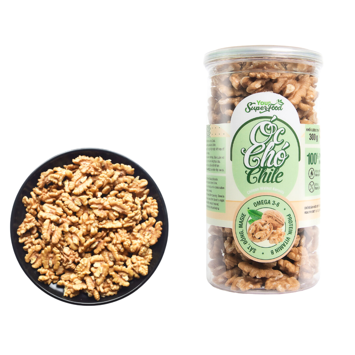 Hạt Óc chó Chile Your SuperFood hũ 300 g (I0015740)