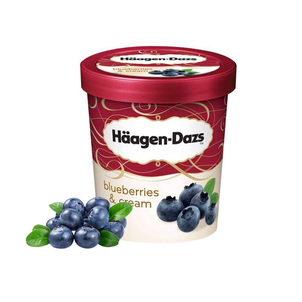 Kem Haagen Dazs vị việt quất và kem tươi - 100ML (I0009753)