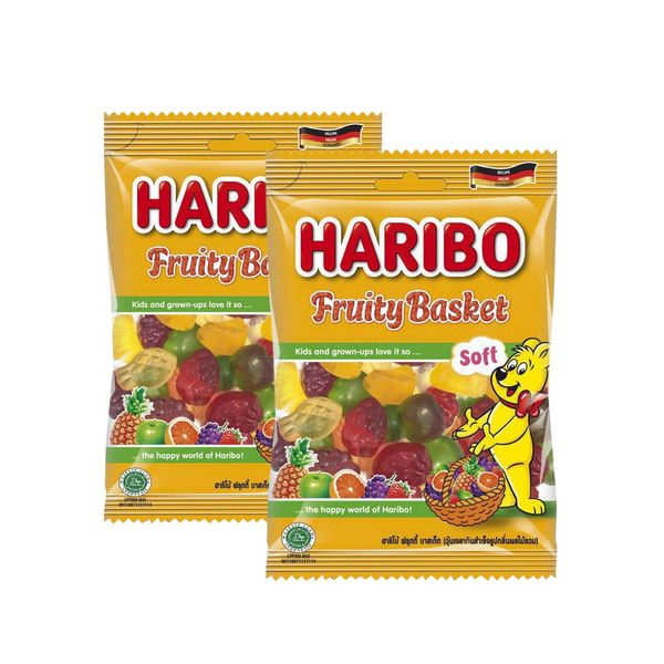 Kẹo dẻo Fruity Basket Haribo 80 g (I0000342)