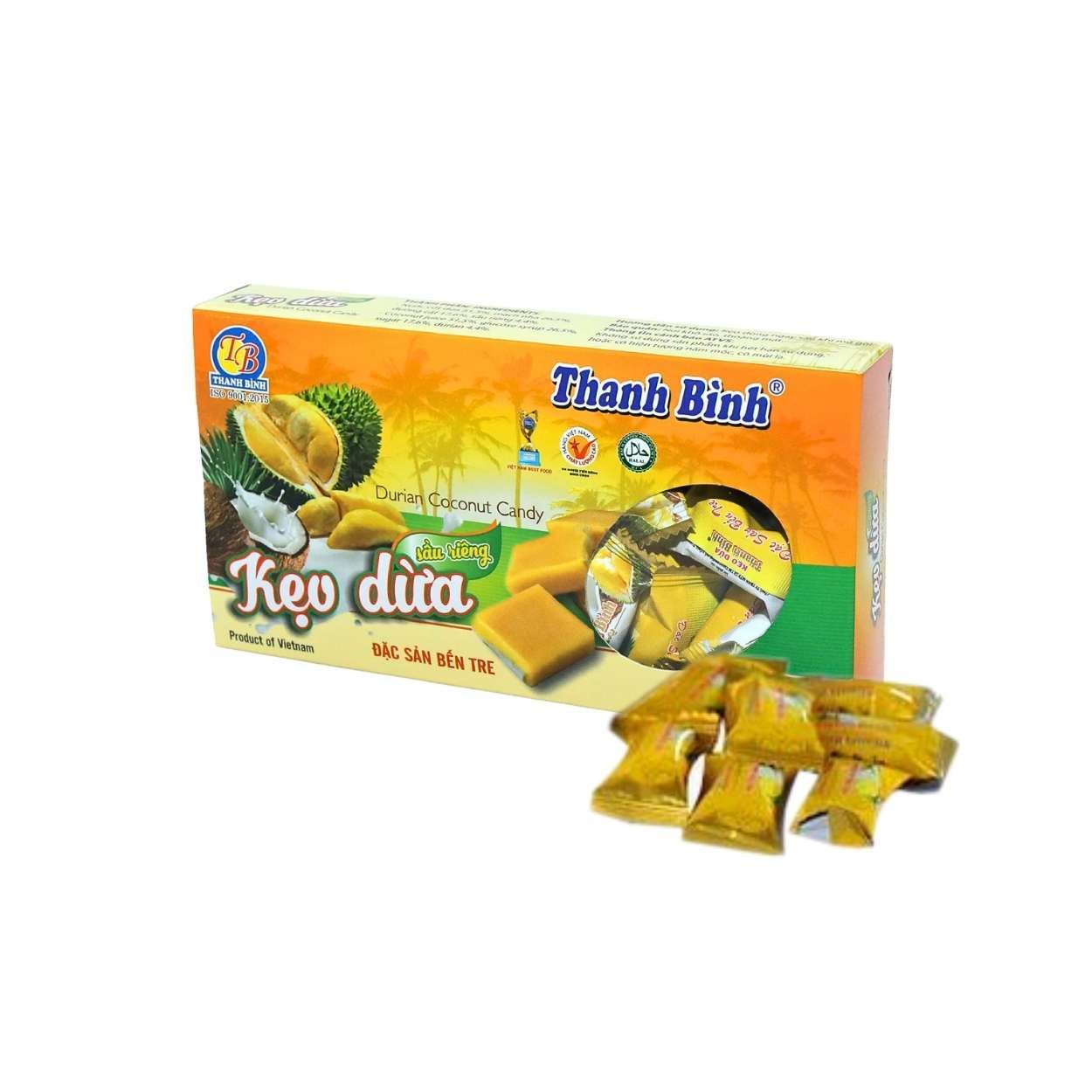 Kẹo dừa sầu riêng Thanh Bình 250 g (I0021660)