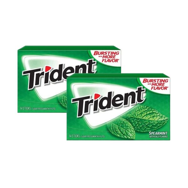 Kẹo gum Trident không đường vị bạc hà 50.4 g (I0014280)