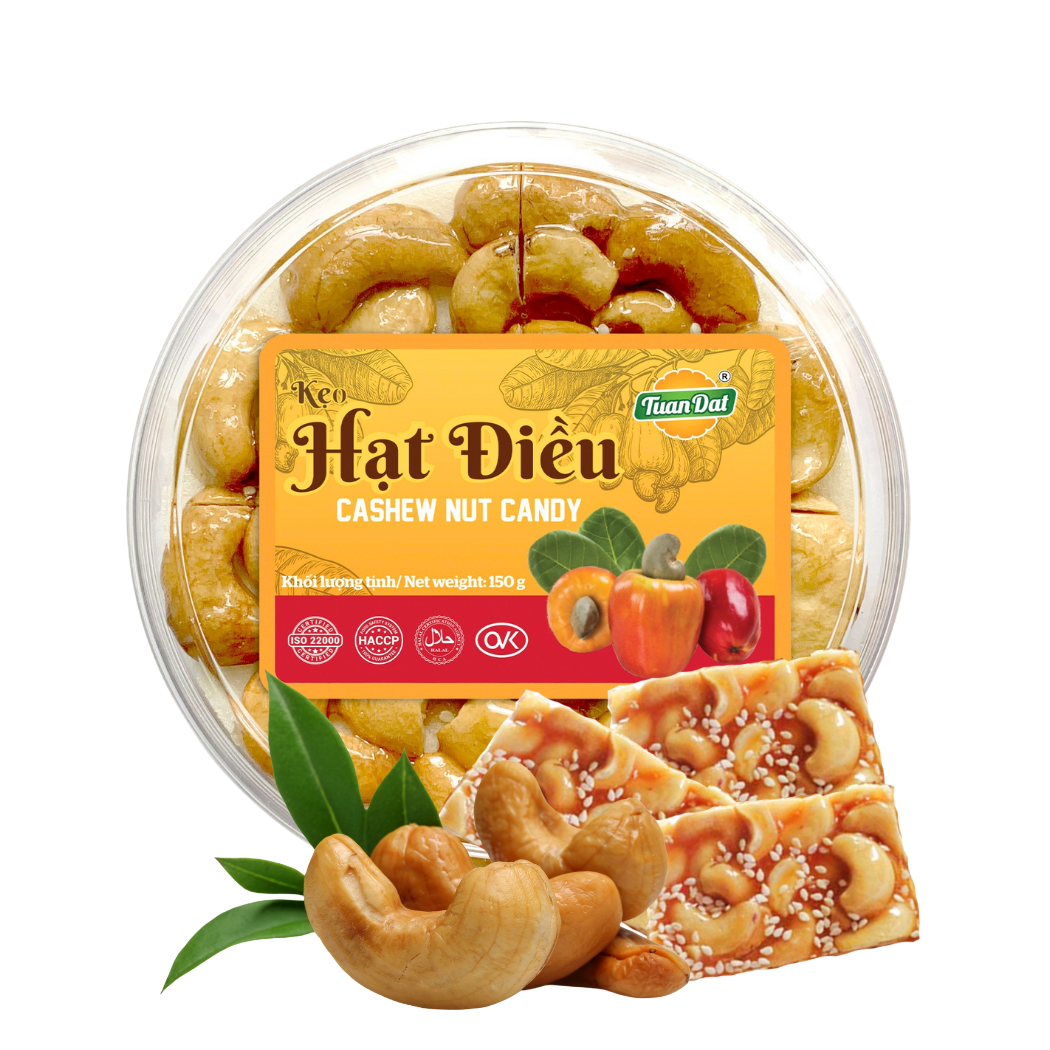 Kẹo hạt Điều Tuấn Đạt - Hộp 150G (I0016719)