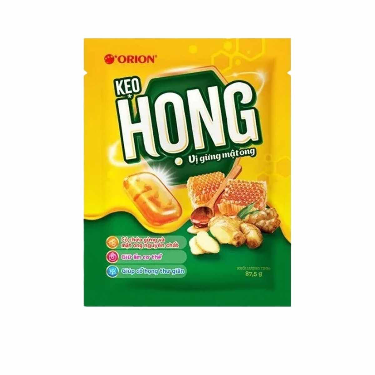 Kẹo HỌNG gừng mật ong gói 84 g